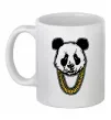 Чашка керамічна Panda swag Білий Чашка керамічна Panda swag Білий фото