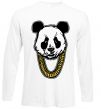 Лонгслів Panda swag Білий фото