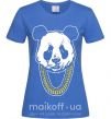 Женская футболка Panda swag Ярко-синий фото