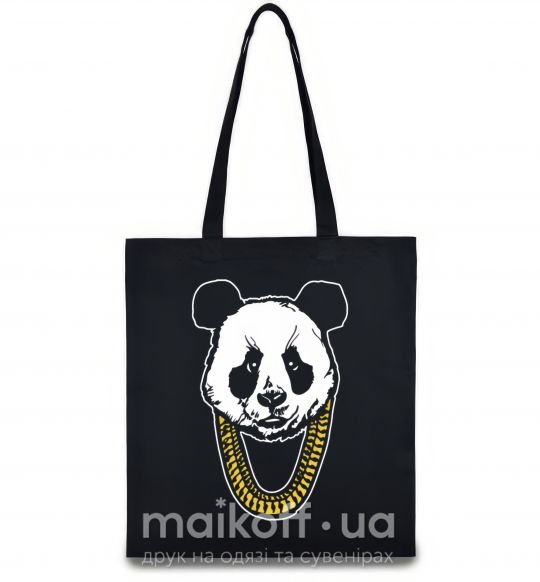 Еко-сумка Panda swag Чорний фото