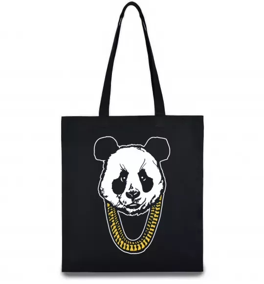 Еко-сумка Panda swag Чорний фото