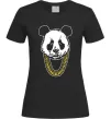 Женская футболка Panda swag Черный фото