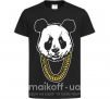 Детская футболка Panda swag Черный фото