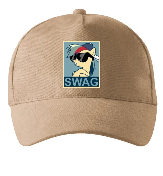 Кепка Pony swag Песочный фото