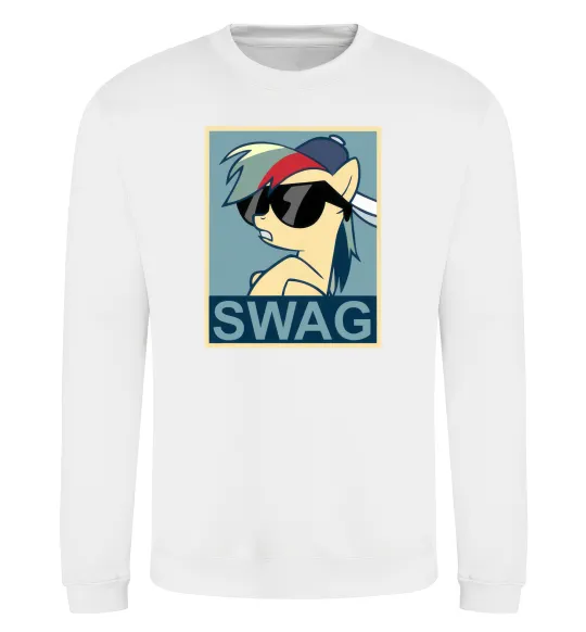 Свитшот Pony swag Белый фото