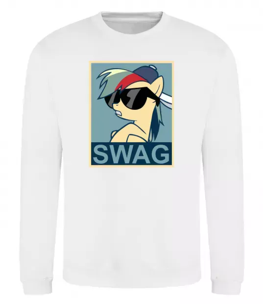 Свитшот Pony swag Белый фото