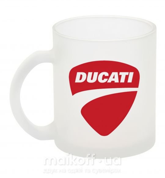 Чашка скляна Ducati Фроузен фото