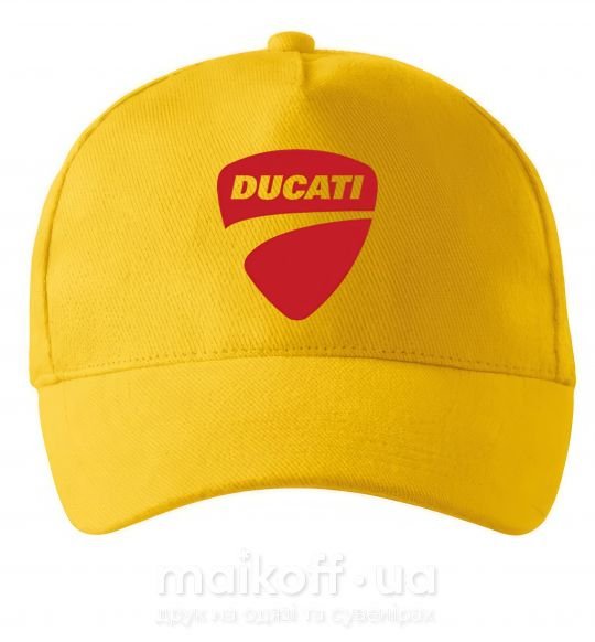Кепка Ducati Солнечно желтый фото