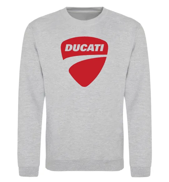 Свитшот Ducati Серый меланж фото