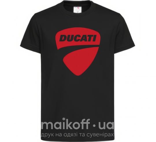 Дитяча футболка Ducati Чорний фото
