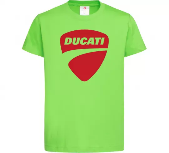 Дитяча футболка Ducati Лаймовий фото