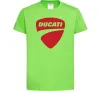 Дитяча футболка Ducati Лаймовий фото
