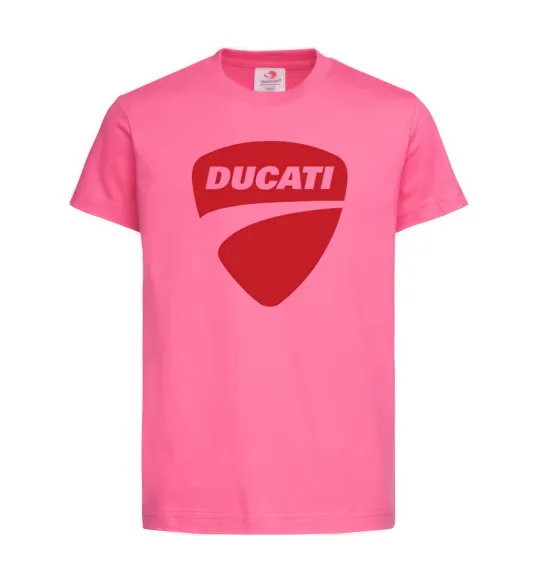 Детская футболка Ducati Ярко-розовый фото