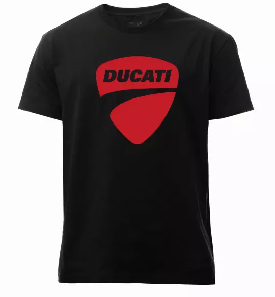 Чоловіча преміум футболка Ducati Чорний фото