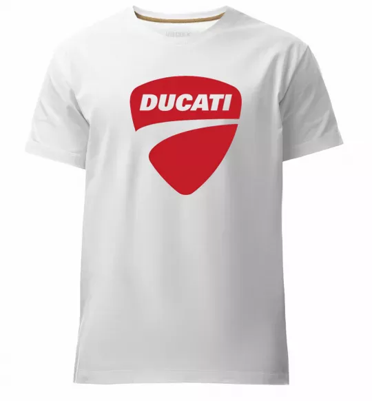 Чоловіча преміум футболка Ducati Білий фото