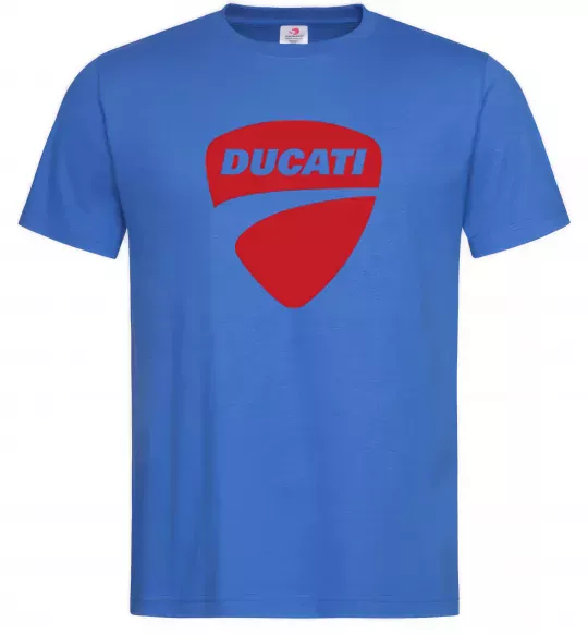 Мужская футболка Ducati Ярко-синий фото
