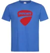 Мужская футболка Ducati Ярко-синий фото