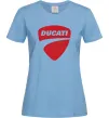 Женская футболка Ducati Голубой фото