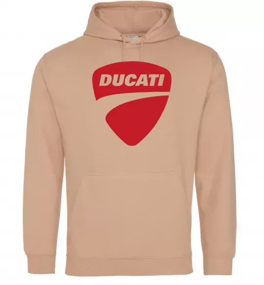Мужская толстовка (худи) Ducati Песочный фото