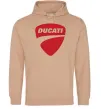 Мужская толстовка (худи) Ducati Песочный Мужская толстовка (худи) Ducati Песочный фото