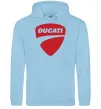 Чоловіча толстовка (худі) Ducati Блакитний фото