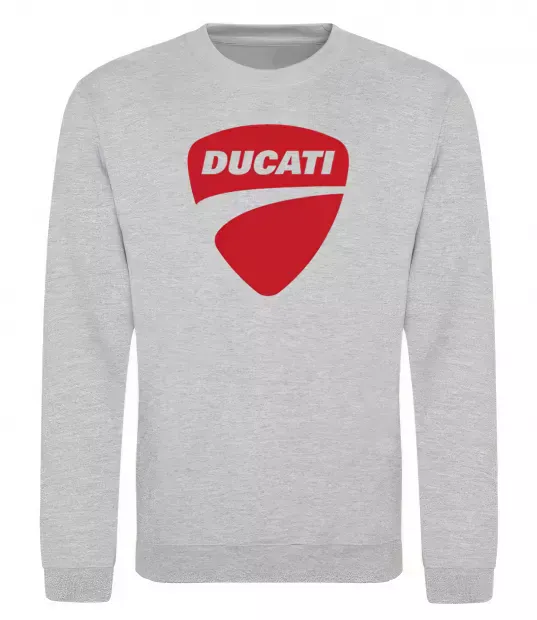 Світшот Ducati Сірий меланж фото
