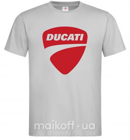 Мужская футболка Ducati Серый фото