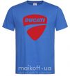 Мужская футболка Ducati Ярко-синий фото