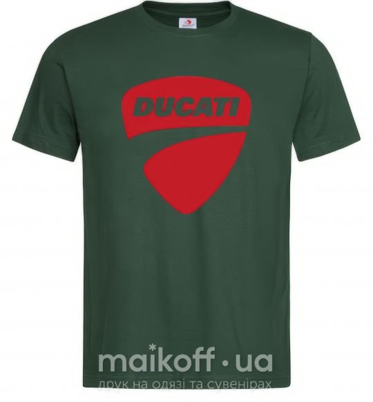 Мужская футболка Ducati Темно-зеленый фото