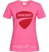 Женская футболка Ducati Ярко-розовый фото