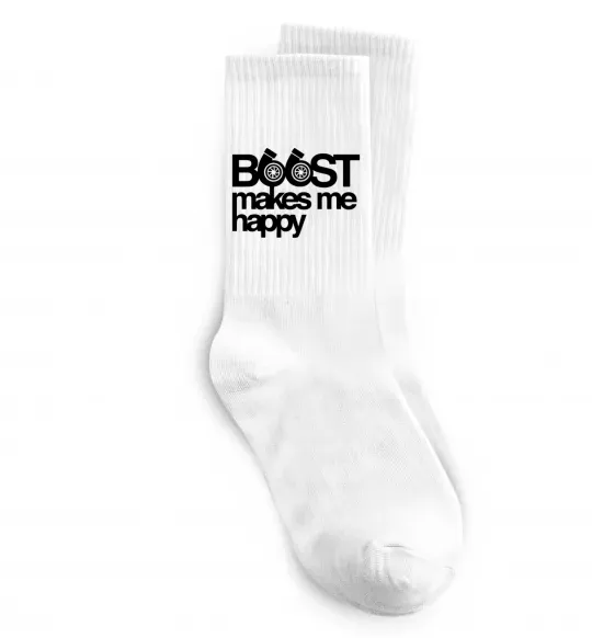 Носки Boost happy Белый фото