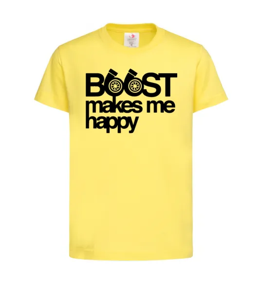 Дитяча футболка Boost happy Лимонний фото