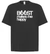 Футболка Оверсайз Boost happy Черный фото
