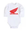 Детский боди honda_bike Белый фото