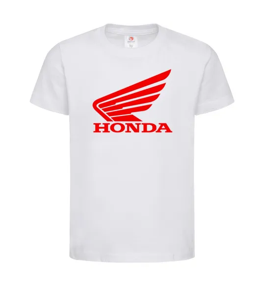 Детская футболка honda_bike Белый фото
