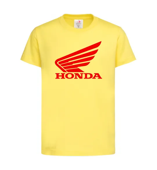 Детская футболка honda_bike Лимонный фото