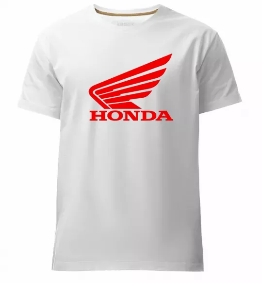 Чоловіча преміум футболка honda_bike Білий фото