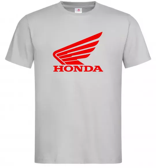 Чоловіча футболка honda_bike Сірий фото