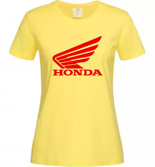 Жіноча футболка honda_bike Лимонний фото