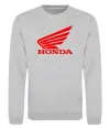 Свитшот honda_bike Серый меланж фото