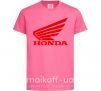 Детская футболка honda_bike Ярко-розовый фото