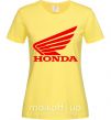 Женская футболка honda_bike Лимонный фото