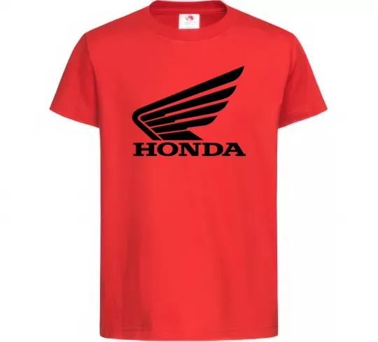Дитяча футболка honda_bike Червоний фото