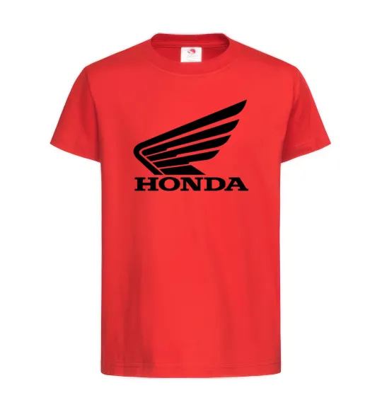 Детская футболка honda_bike Красный фото