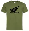 Чоловіча футболка honda_bike Оливковий фото