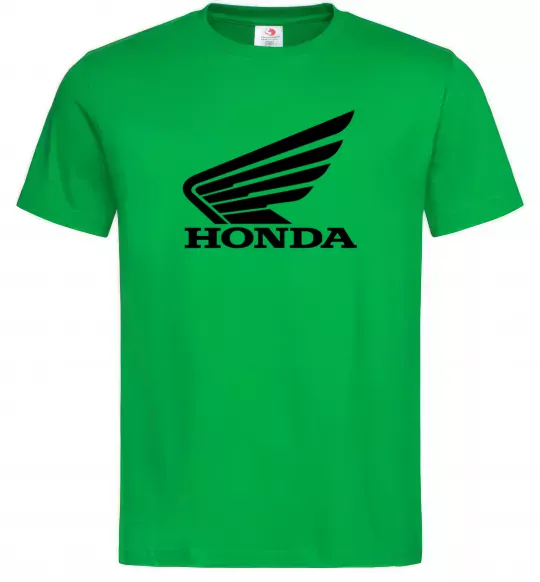 Чоловіча футболка honda_bike Зелений фото