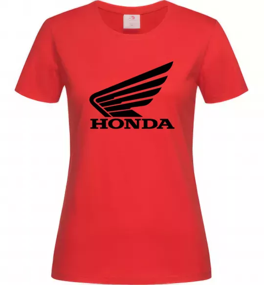 Жіноча футболка honda_bike Червоний фото