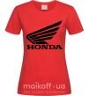 Женская футболка honda_bike Красный фото