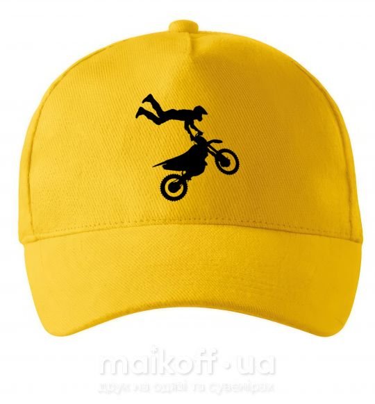 Кепка moto tricks Сонячно жовтий фото