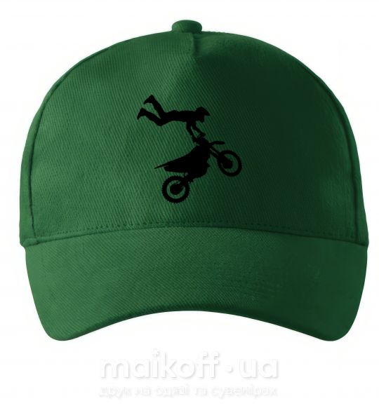 Кепка moto tricks Темно-зелений фото
